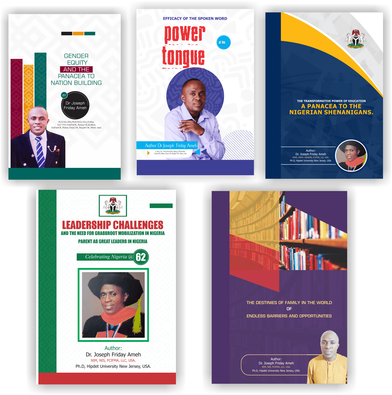 Author Joseph Ameh Friday Books